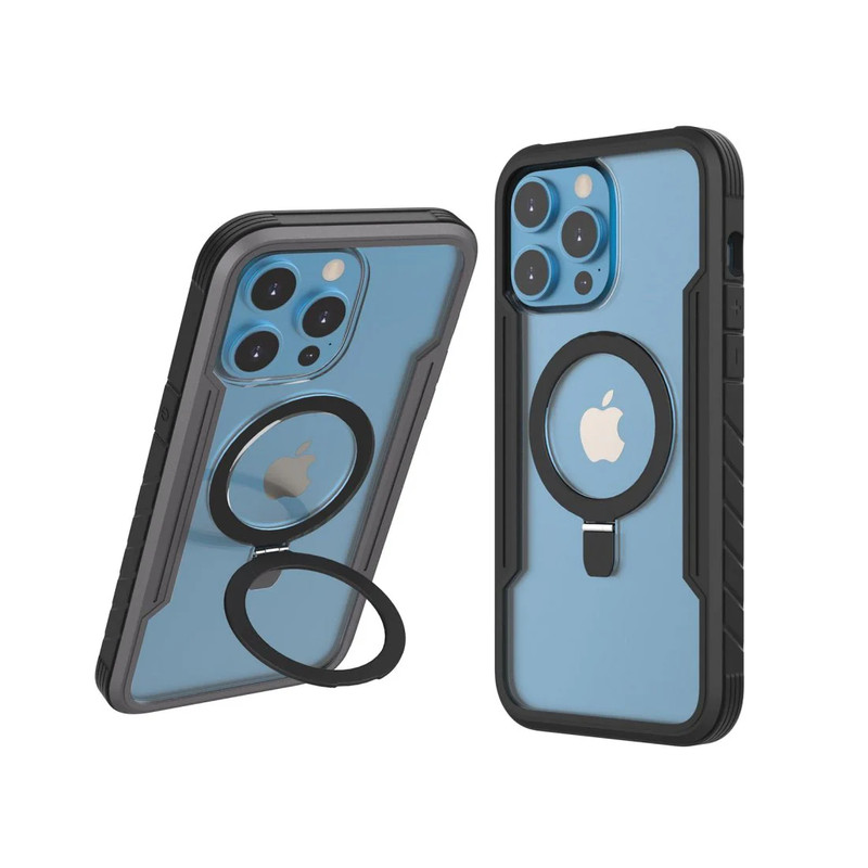 OFKOZ iPhone 15 Magnetic case (Silicone+Standard) - iPhone 15 - Black - أكسسوار